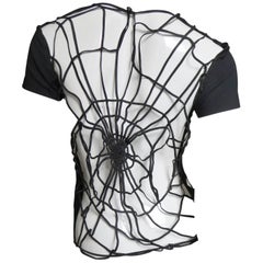1980s Todd Oldham Spider Web Back T Shirt