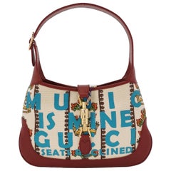 Gucci Jackie 1961 Centennial 100 Year Special Edition Burgundy Leather with Canv