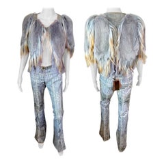 Roberto Cavalli - P/E 2011 - Cappotto e pantaloni in pelliccia di visone, set di 2 pezzi