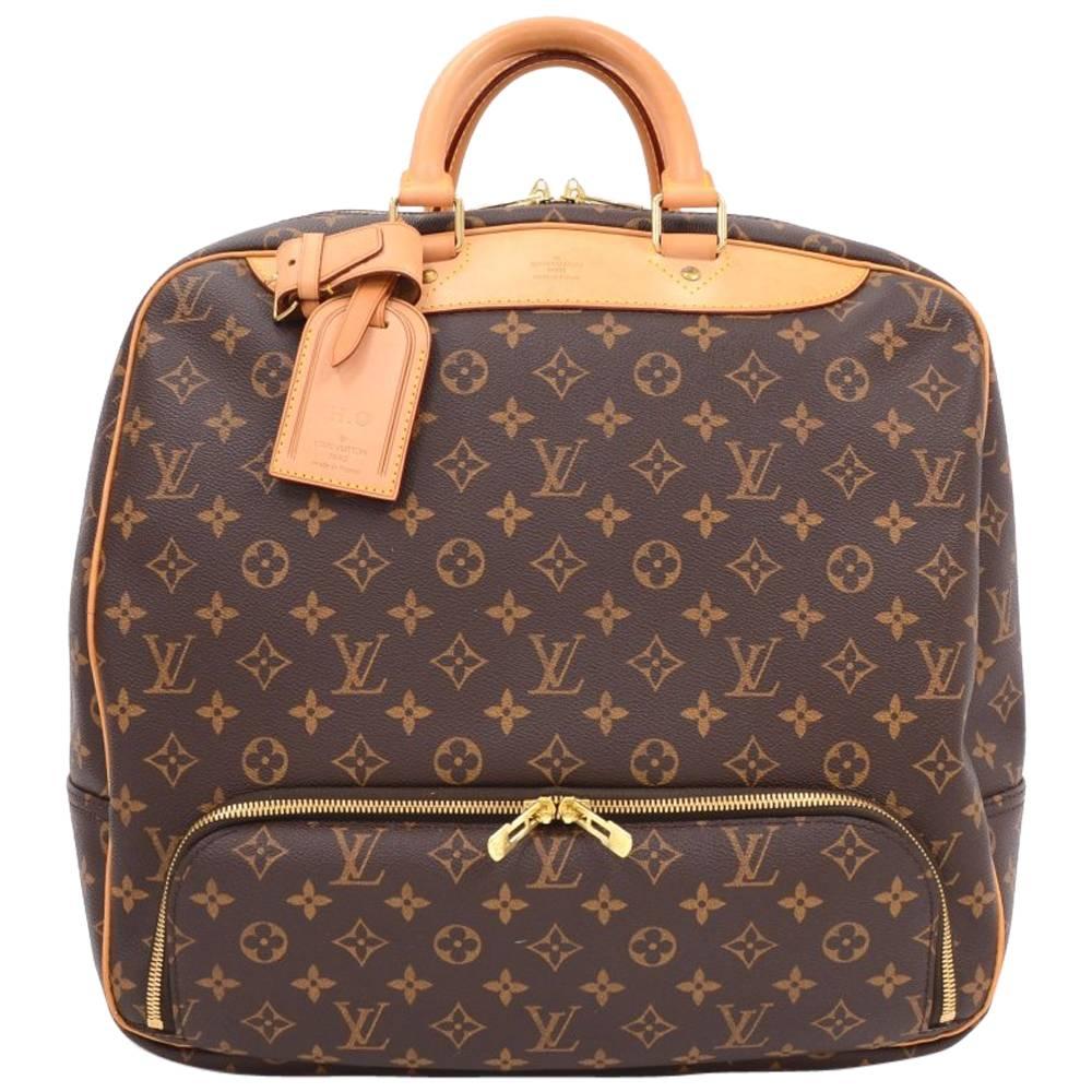 Louis Vuitton Evasion Monogram Canvas Large Travel Hand Bag