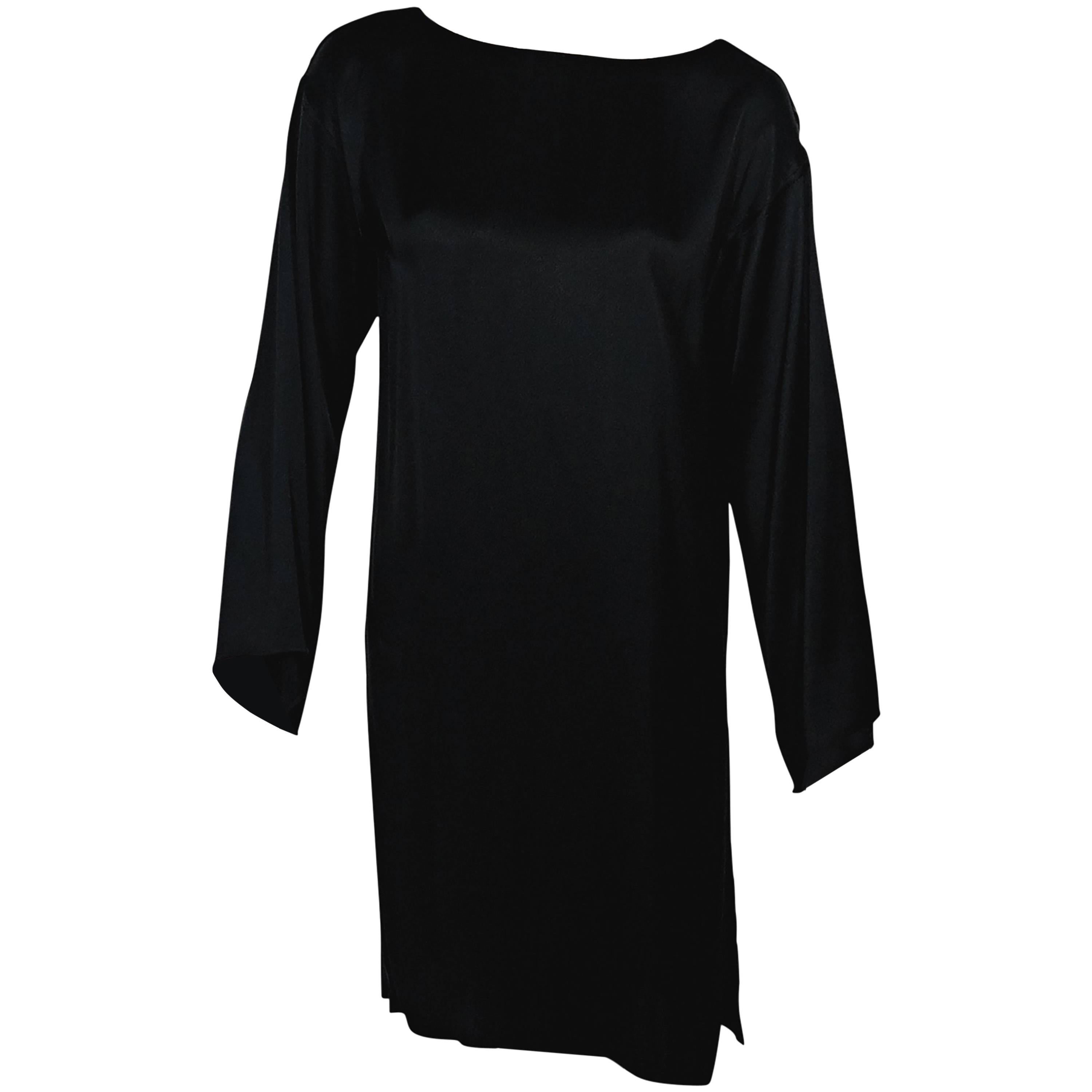 Black Ann Demeulemeester Long-Sleeve Dress