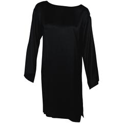 Black Ann Demeulemeester Long-Sleeve Dress