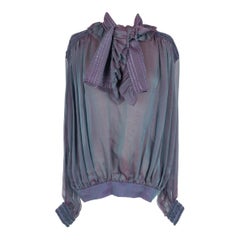 Vintage Christian Dior stole and blouse Winter 1993