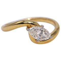 14k Gold Ring Certified Moissanite Ring Round Solitaire Diamond Ring 14k Gold