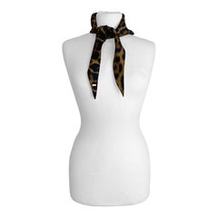 Bandeau Saint Laurent Leopard Brown and Black.