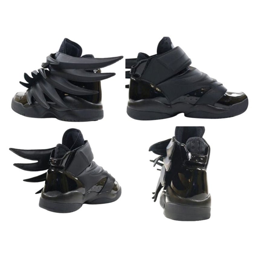 Adidas Originals Obyo Jeremy Scott Wings 3.0 Nero Cavaliere Oscuro Batman Sneakers
