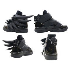 Adidas Originals Obyo Jeremy Scott Wings 3.0 Black Dark Knight Batman Sneakers