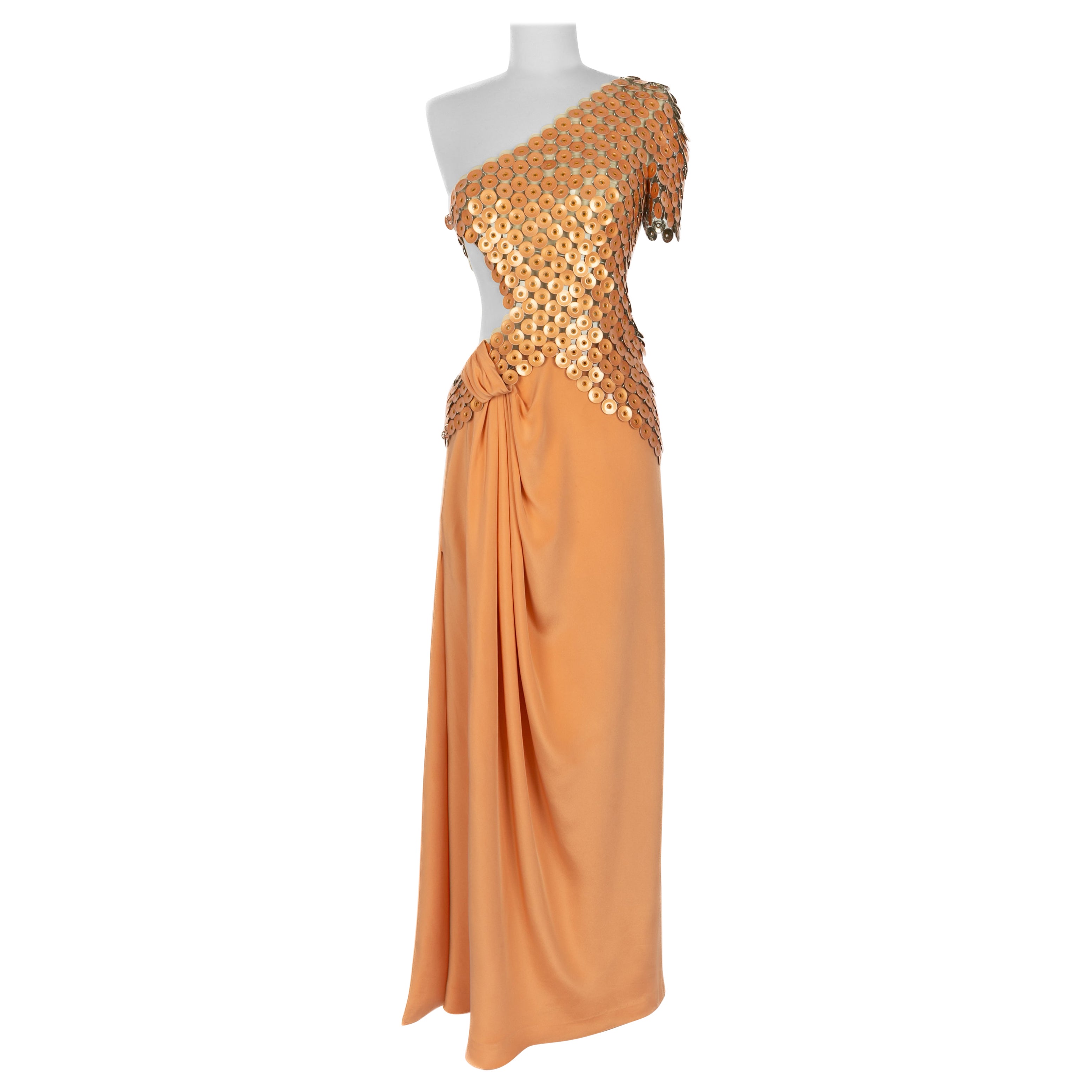 Paco Rabanne Kleid Haute Couture Frühjahr 1989