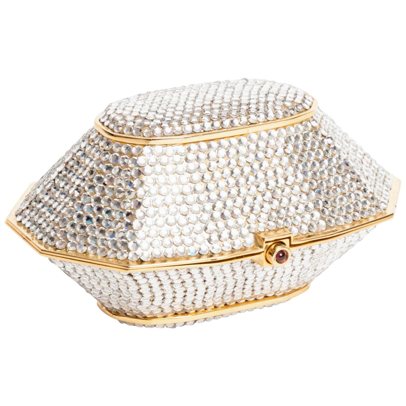 Judith Leiber Pill Box With Original Judith Leiber Box