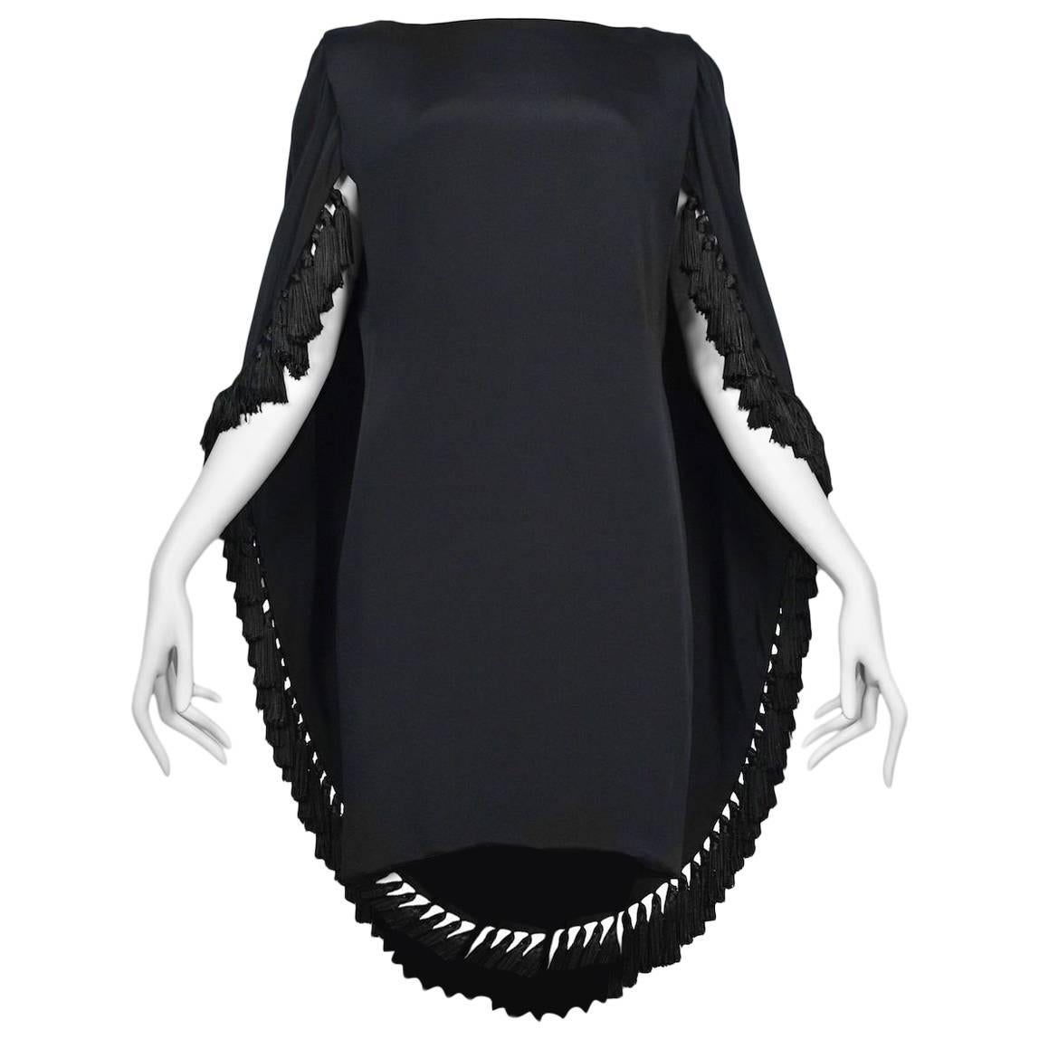 Pierre Cardin Couture Tassel Fringe Dress