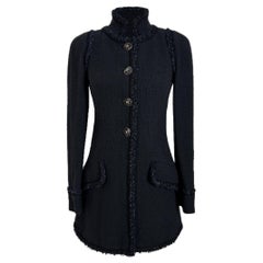 Chanel Paris / Versailles Baroque Black Tweed Jacket 40 FR