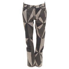 RICK OWENS DRKSHDW 2013 Vintage Island Detroit camo polygon tapered pants 29"