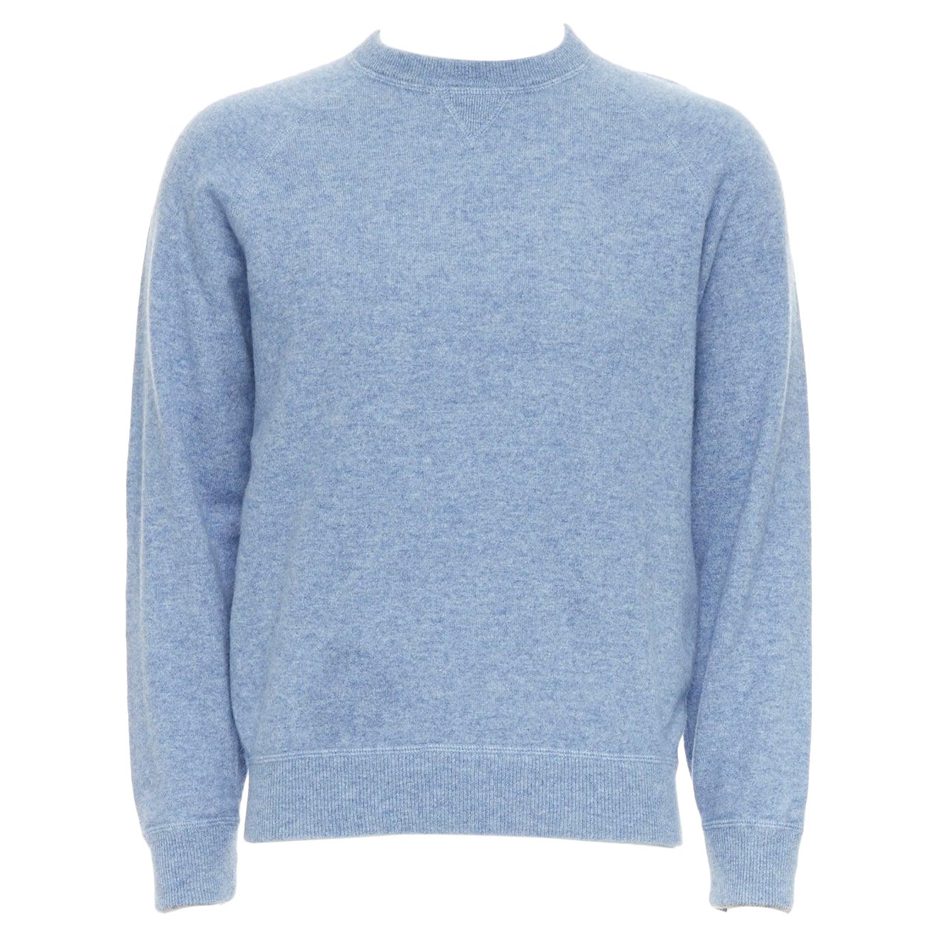BRUNELLO CUCINELLI jersey de punto azul claro lana virgen cachemira seda IT50 L en venta