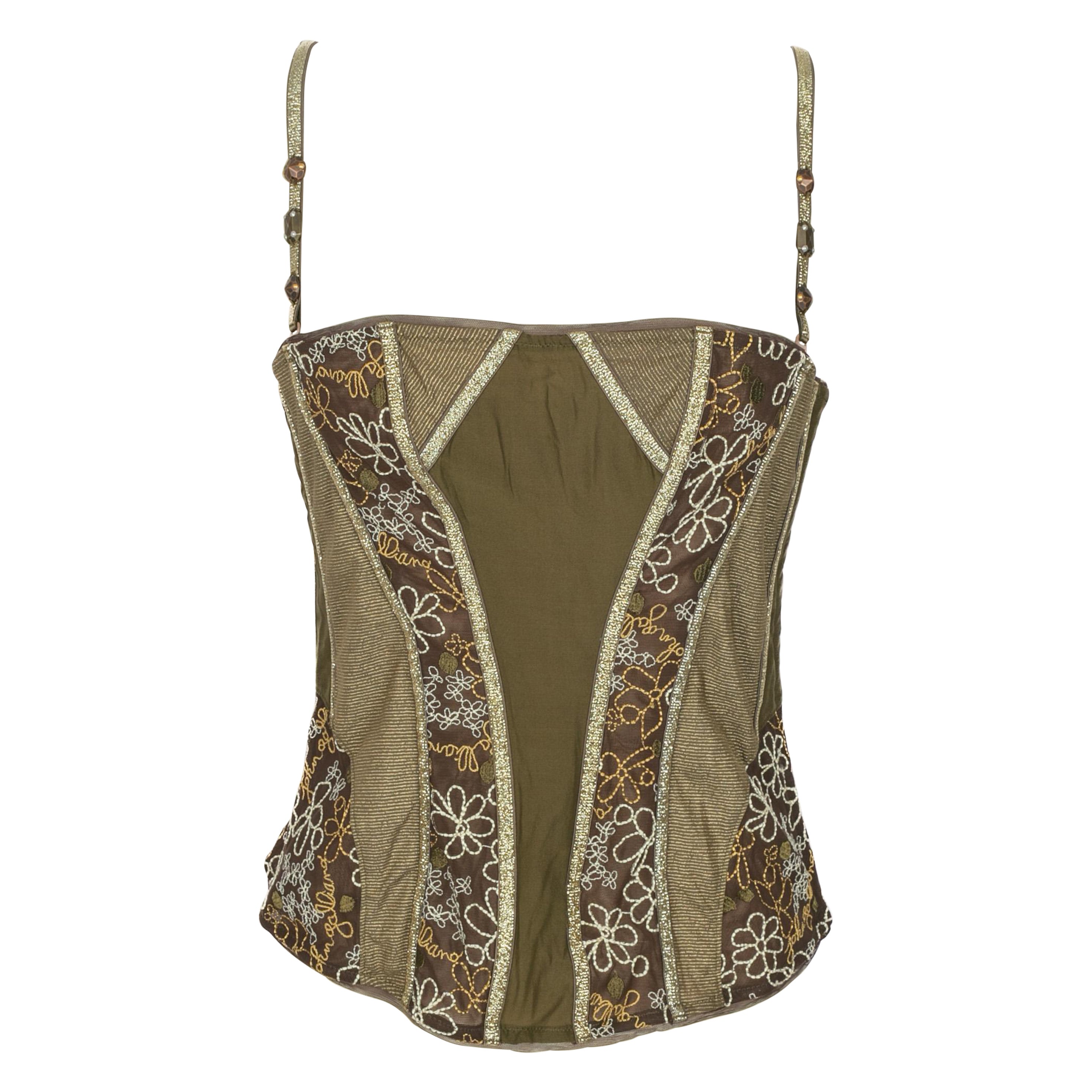 Top bustier di John Galliano