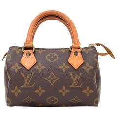 Vintage Louis Vuitton Mini Speedy Sac HL Monogram Canvas Hand Bag