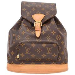 Retro Louis Vuitton Moyen Montsouris MM Monogram Canvas Backpack Bag