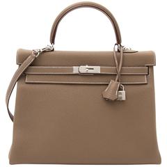Hermès Kelly 35cm Togo Etoupe 9