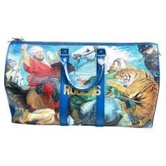 Louis Vuitton x Jeff Koons Keepall Bandouliere Peter Paul Rubens Masters 45 Blue