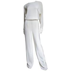Valentino Slit Back Dolman Sleeve Jumpsuit 12