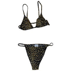 Bikinioberteil und -unterteil Dolce & Gabbana leopard.