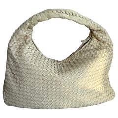 Bottega Veneta Veneta Hobo Hellgelb Leder Intrecciato 47cm