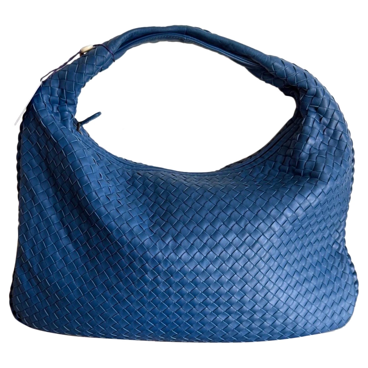 Bottega Veneta Veneta Hobo Blau Leder Intrecciato 47cm