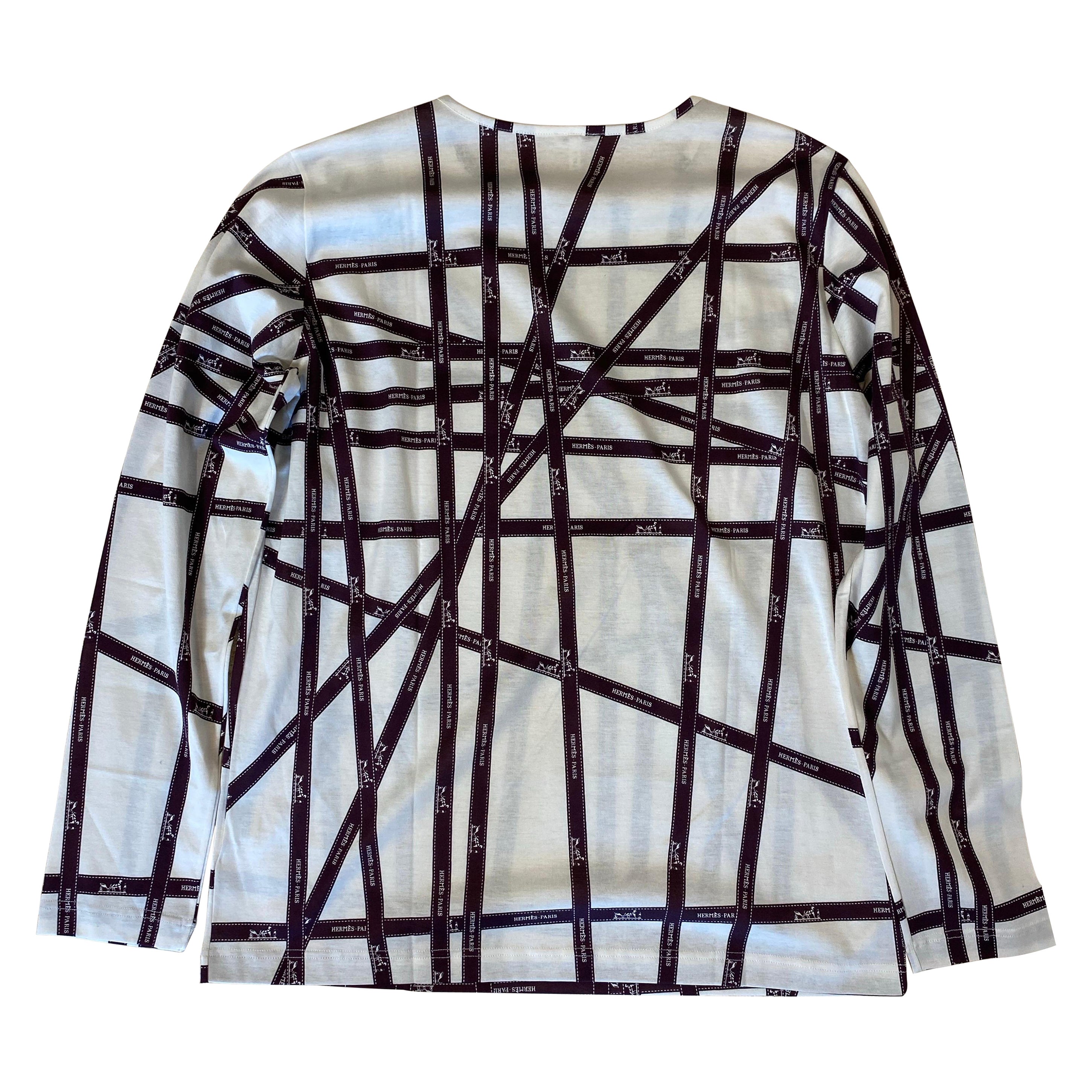 Langärmliges Hemd von Hermès Paris. im Angebot