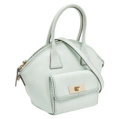 Kate Spade sacoche en cuir festonné vert menthe