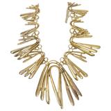 Collana Boomerang in ottone
