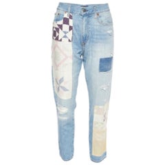 Polo Ralph Lauren Vaqueros Avery Boyfriend con parches azules S/Cintura 32