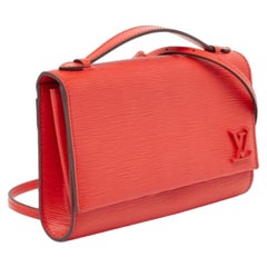 Louis Vuitton Coquelicot Epi Leather Clery Pochette Bag