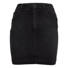 Dolce & Gabbana - Mini gonna in denim nero XS
