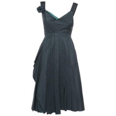 Prada Dot Dot Dot Dot Dot di seta e vestito corto senza maniche S