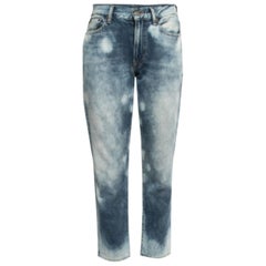 Polo Ralph Lauren Blue Dyed Washed Denim Avery Boyfriend Jean M Waist 27" (taille 27)