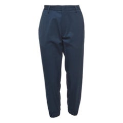 Pantaloni Kenzo in misto lana blu navy M. I.