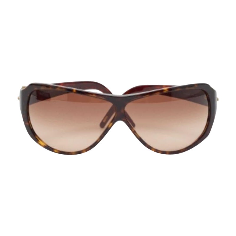 Fendi Lunettes de soleil Wayfarer FS1000M Gradient Tortue marron