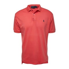 Polo Ralph Lauren Polo de algodón bordado con logotipo rosa M