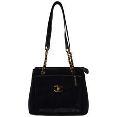 1994 - 1996 Chanel Black Caviar Leather Shoulder Bag at 1stDibs