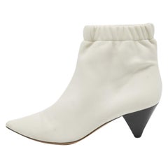 Isabel Marant - Bottes à bout pointu en cuir blanc - Taille 38