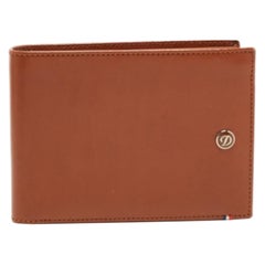 S.T. Dupont Portefeuille multifonctions en cuir marron