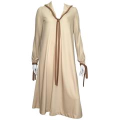 Stephen Burrows 1970s Jersey A Line Dress Size 6/8.