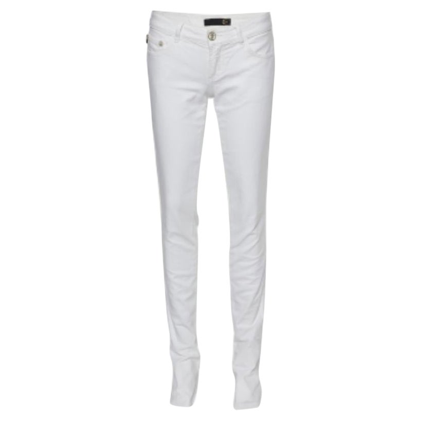 Just Cavalli Vaqueros Blancos Detalle Bolsillo Bordado S Cintura: 30,5