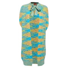 Missoni Cardigan sans manches en laine mélangée à motifs multicolores M-One