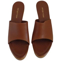 Sergio Rossi Brown Clog