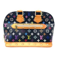 Louis Vuitton x Takashi Murakami Alma Small Black Multicolor