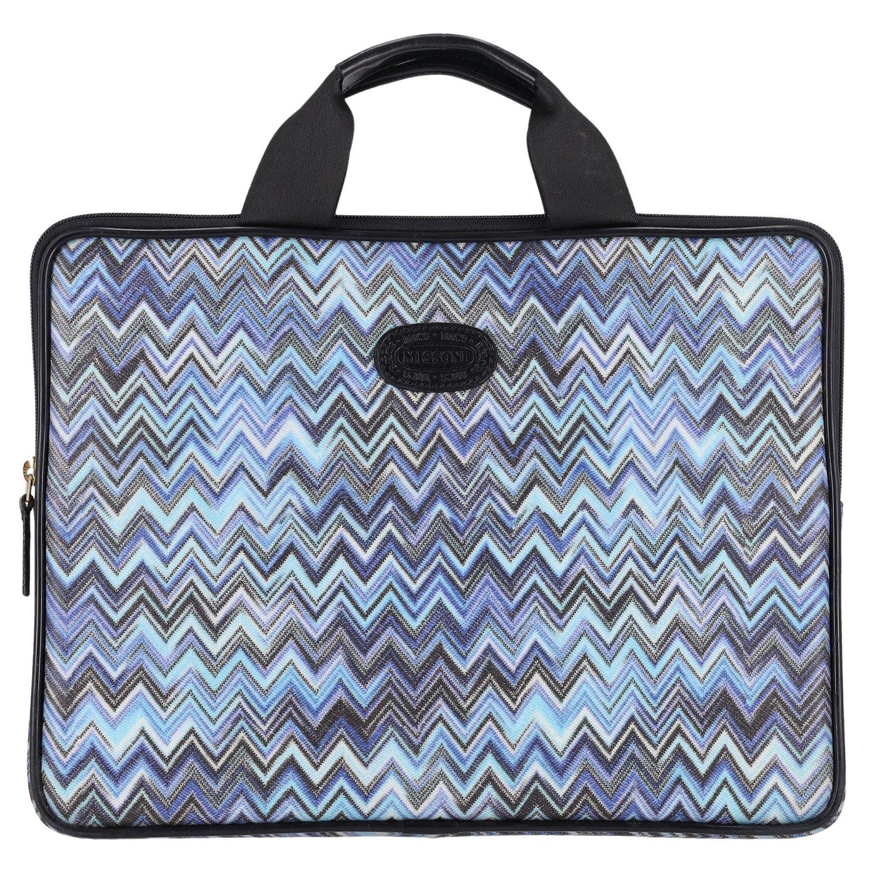 Borsa per computer portatile Missoni a zig zag in vendita