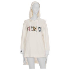 Fendi Sudadera oversize con capucha y detalles de logotipo 38 IT