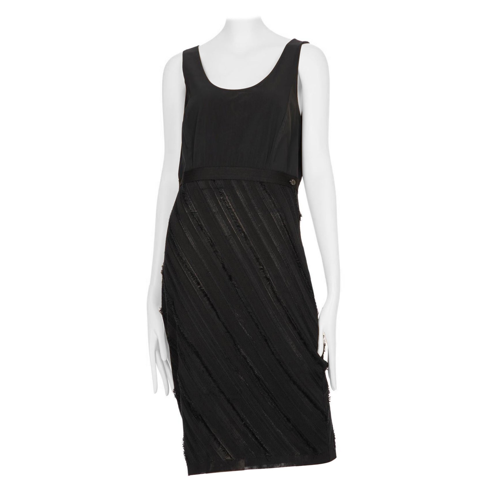 Chanel - Robe droite noire 42 FR