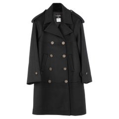 Trench lungo nero Chanel 42 FR