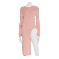 Robe à manches longues rose Chanel, 40 FR